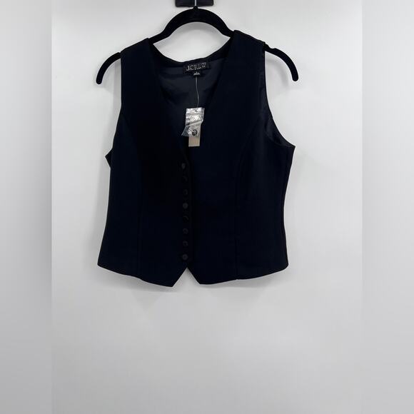 J.Crew Slim-Fit Tuxedo Vest in City Crepe - Picture 4 of 5